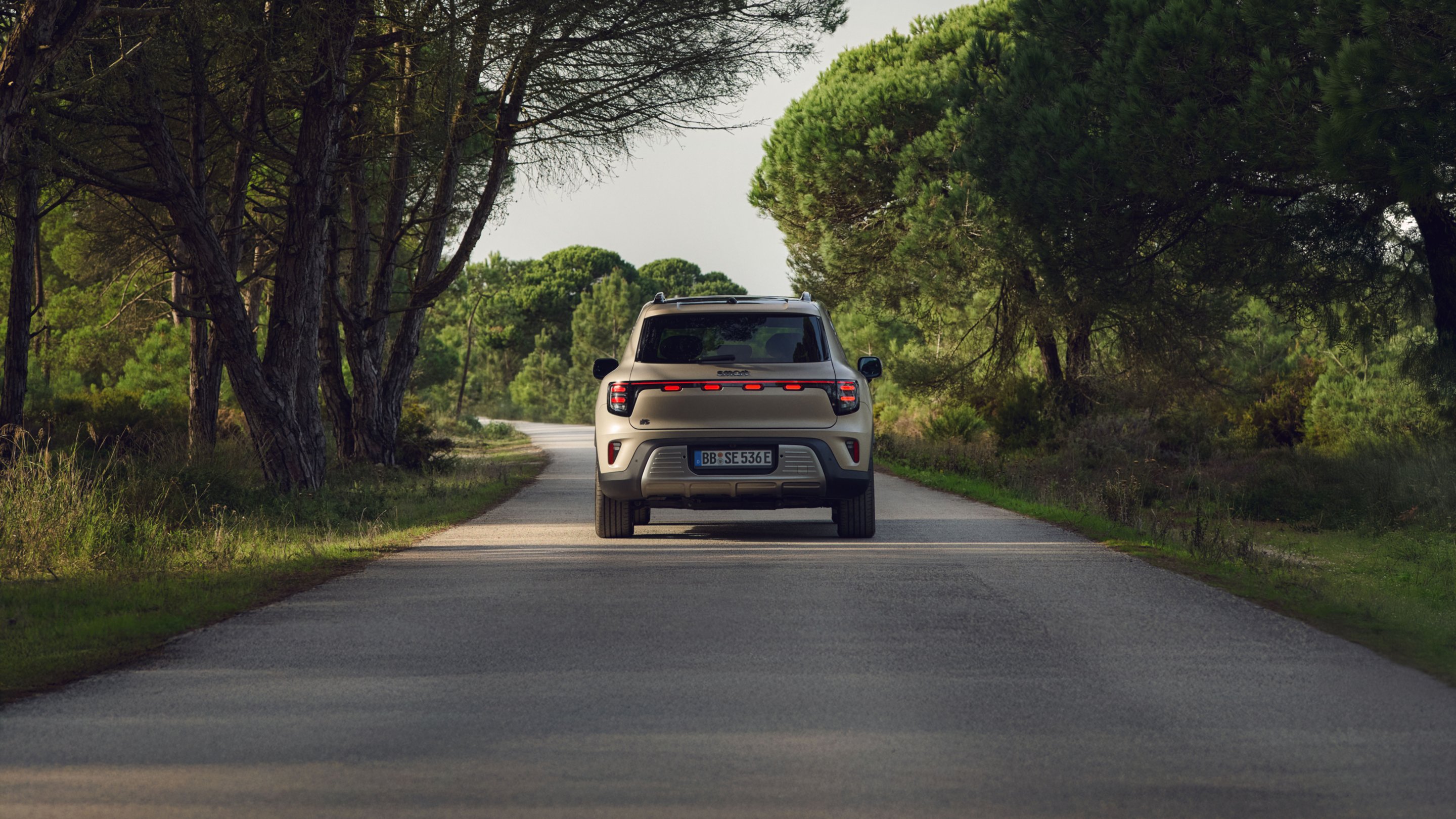 smart #5 sur la route